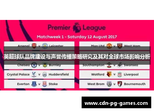 英超球队品牌建设与声誉传播策略研究及其对全球市场影响分析 英超球队品牌建设与声誉传播策略研究及其对全球市场影响分析