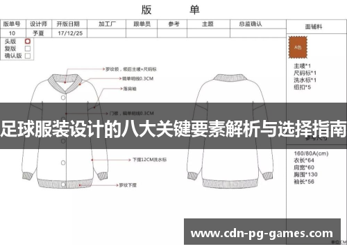 足球服装设计的八大关键要素解析与选择指南